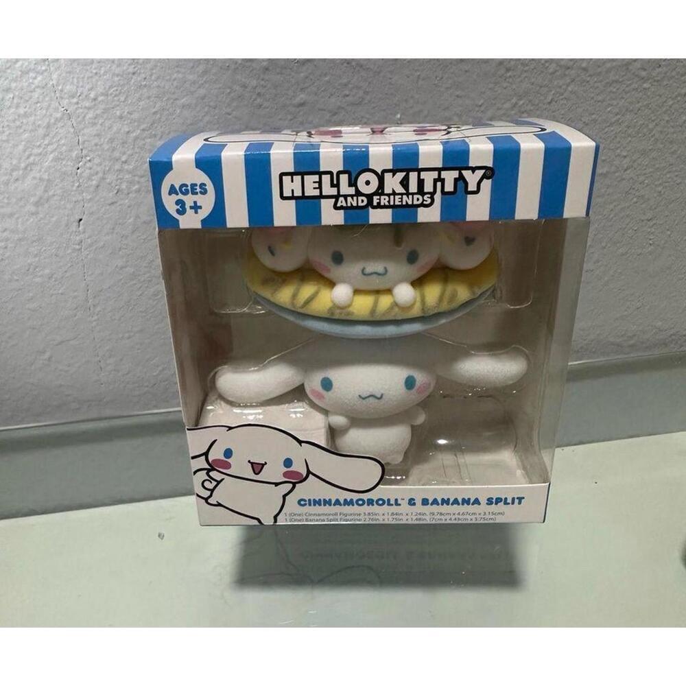 Hello Kitty And Friends Figurine Set - Cinnamoroll & Banana Split